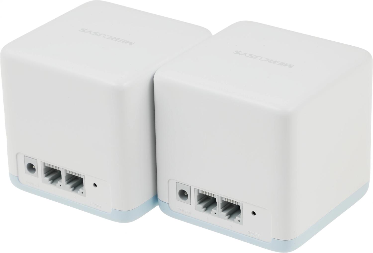 Бесшовный Mesh роутер Mercusys Halo H30(2-pack) AC1200 10/100BASE-TX белый (упак.:2шт)