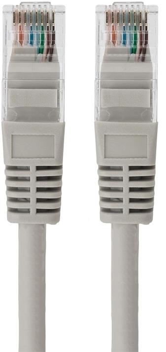 Патч-корд Rexant 18-8006 UTP RJ-45 вил.-вилка RJ-45 кат.5E 3м серый LSZH