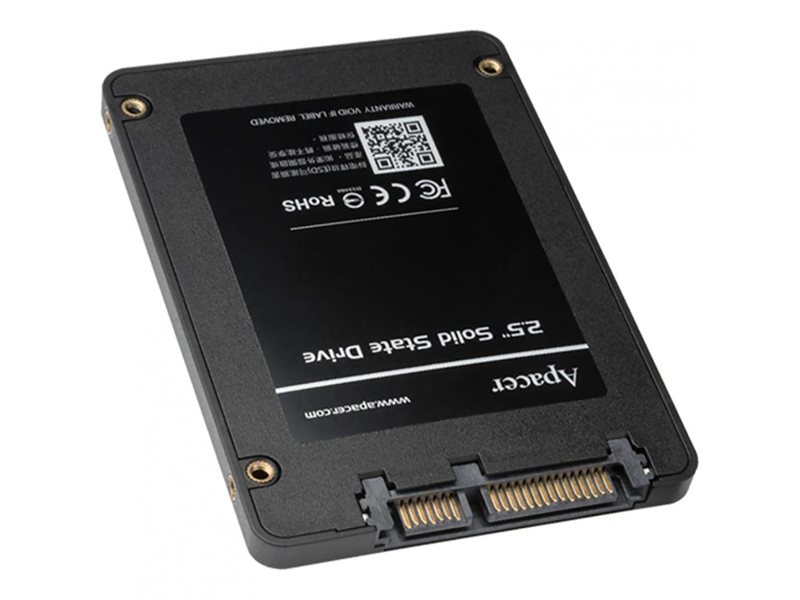 Твердотельный накопитель SSD Apacer AS340 Panther AP120GAS340G-1 120GB 2.5" Client SATA 6Gb/s, 530/480, IOPS 65/82K, MTBF1.5M, 3D TLC, 32MB, 70TBW, 0.532DWPD, RTL {100} (913944)