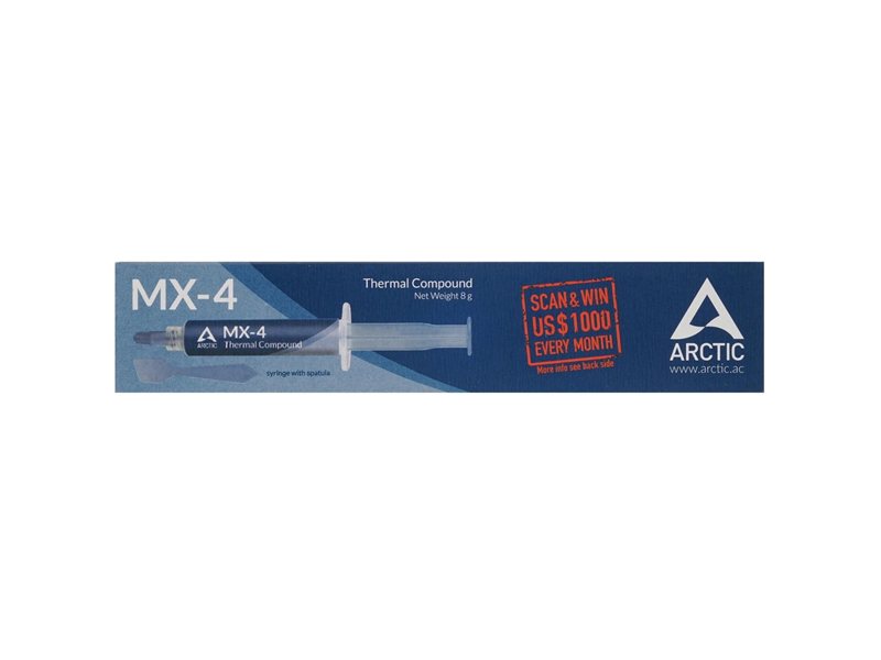 Термопаста MX-4 Thermal Compound 8-gramm mit Spachtel ACTCP00059A
