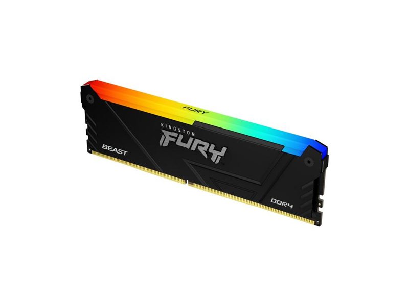 Память DDR4 8GB 3600MHz Kingston KF436C17BB2A/8 Fury Beast RGB RTL Gaming PC4-28800 CL17 DIMM UDIMM 288-pin 1.35В single rank с радиатором Ret