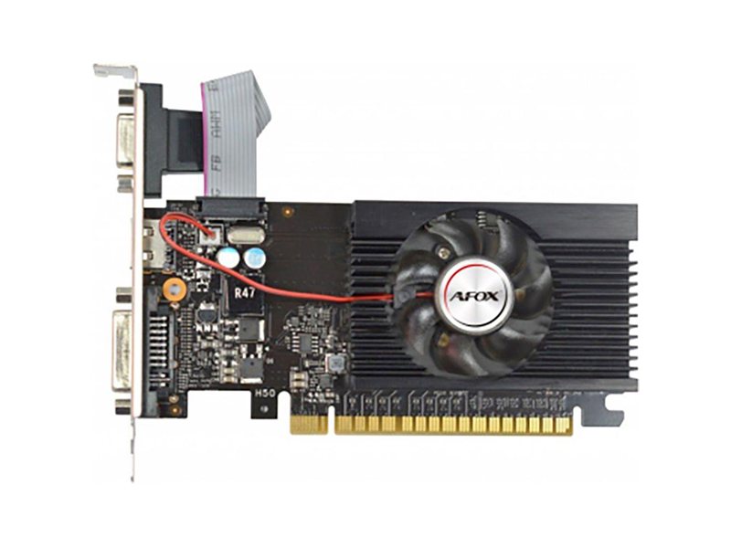 Видеокарта Afox R5 230 2GB GDDR3 64bit DVI HDMI 1FAN LP RTL