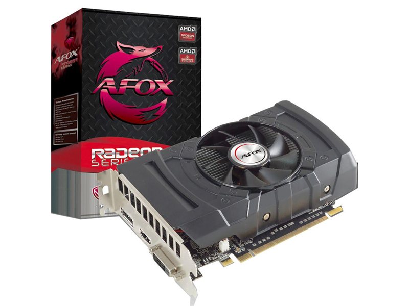 Видеокарта Afox RX550 4GB GDDR5 128bit DVI DP HDMI 1FAN RTL