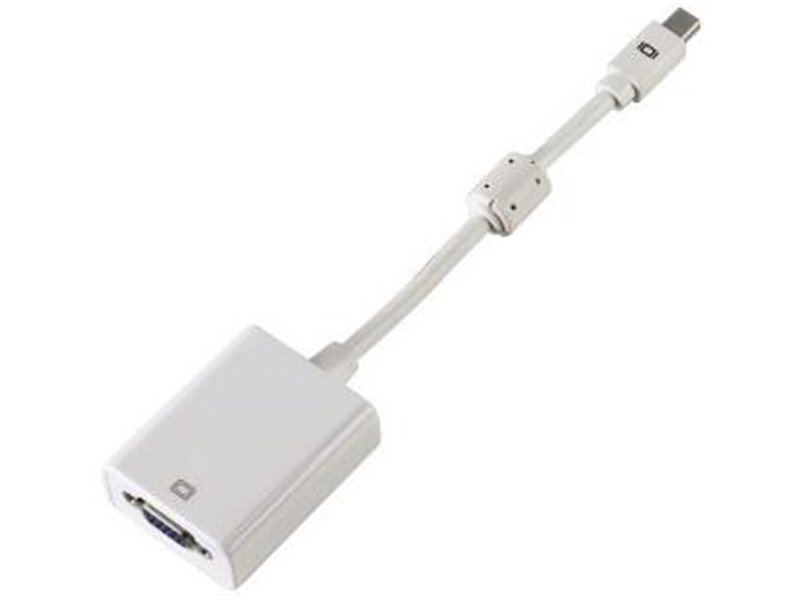 Адаптер Hama VGA (f) miniDisplayPort (m) 0.1м (00053247) белый