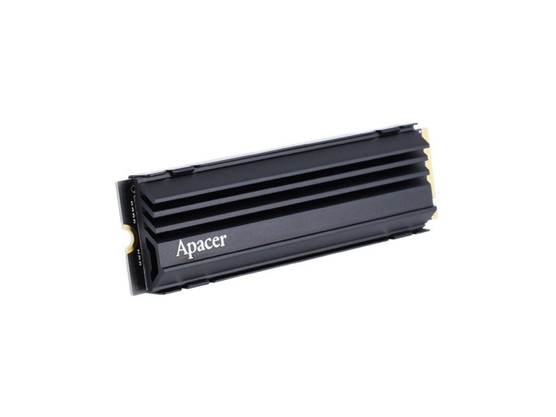 Твердотельный накопитель Apacer SSD AS2280Q4U 512Gb M.2 2280 PCIe Gen4x4, R7000/W3000 Mb/s, 3D NAND, MTBF 1.6M, NVMe, 350TBW, Retail, Heatsink, 5 years (AP512GAS2280Q4U-1)