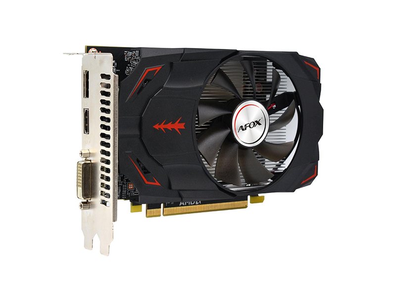 Видеокарта Afox RX550 4GB GDDR5 128bit DVI DP HDMI 1FAN RTL