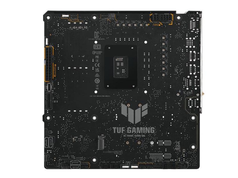 Материнская плата ASUS TUF GAMING B760M-BTF WIFI, LGA1700, B760, 4*DDR5, 4*SATA, 3*M.2, 5*USB 3.2, 4*USB 2.0, Type-C, 2*PCIx16, 1*PCIx1, DP+HDMI, mATX; 90MB1G50-M0EAY0