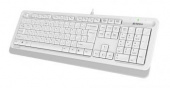 Клавиатура A4Tech FK10 белый/серый USB (FK10 WHITE) кабель 1.5м
