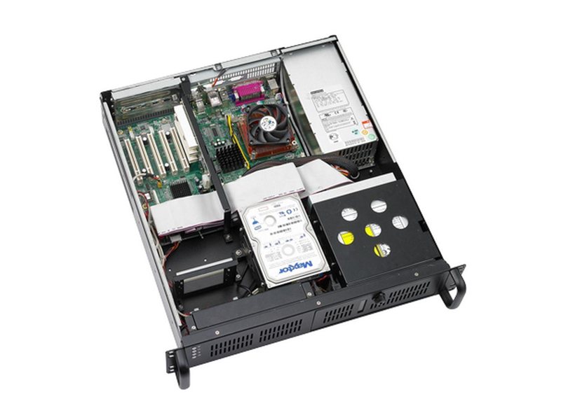 Корпус Advantech ACP-2010MB-00D 2U Rackmount Chassis, ATX/mATX, отсеки: 1*5.25"+1*3.5"Ext+1*3.5"Int, 2x80mm fan, Размер (ШВГ): 482x88x480mm, без PSU