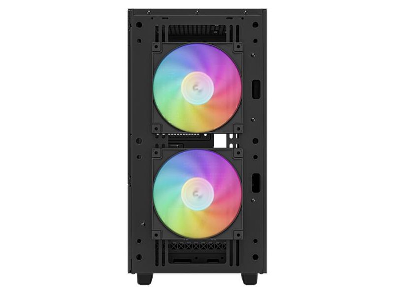 корпус Deepcool CH360 WH без БП, боковое окно (закаленное стекло), 2x140мм ARGB LED вентилятор спереди и 1x120мм ARGB LED вентилятор сзади, белый, mATX (R-CH360-WHAPE3-G-1)