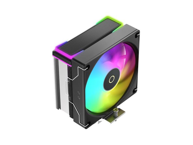 Кулер для процессора/ CPU Cooler Ocypus Delta A40 SE BK ARGB (190W, 4-pin PWM, 147mm, Al/Cu, 4x6mm, ARGB, 1x120mm, 60CFM, 31dBA, 1800RPM, S: 1851/1700/1200/115X, AM5/AM4, black)