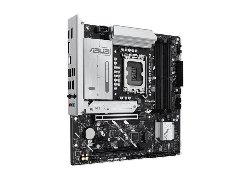 Материнская плата ASUS PRIME B860M-A WIFI, LGA1851, B860, 4*DDR5, 4*SATA, 2*M.2, 2*USB 3.2, 4*USB 2.0, Type-C, 2*PCIx16, 1*PCIx1, 2*DP+HDMI, mATX; 90MB1JY0-M0EAY0