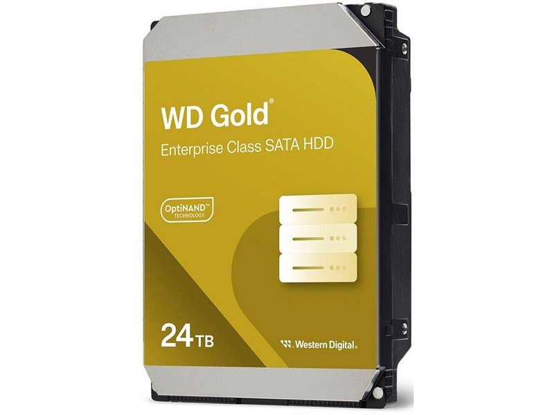 Жесткий диск Western Digital 3.5" 24TB SATA 6Gb/s 7200RPM 512MB WD242KRYZ Gold