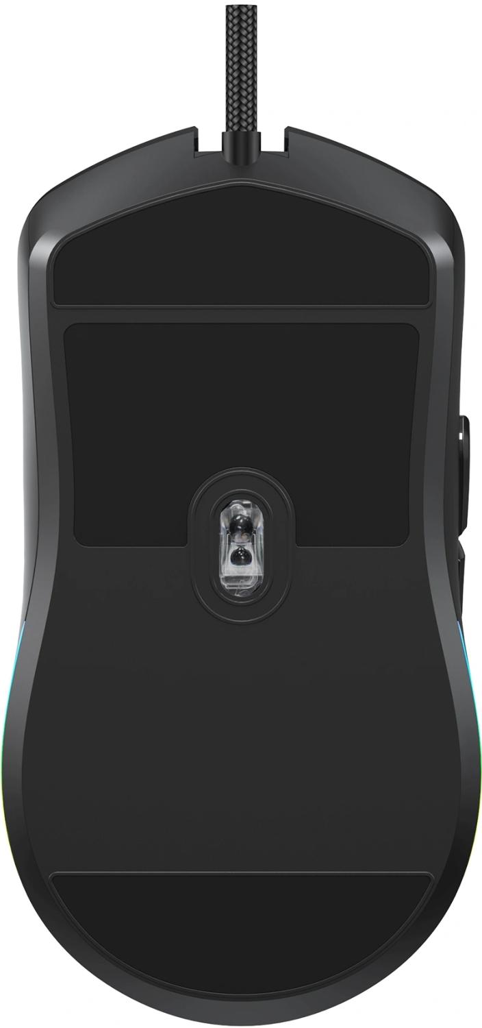 Мышь Оклик 750G черный оптическая 7200dpi USB 5but (1796789)