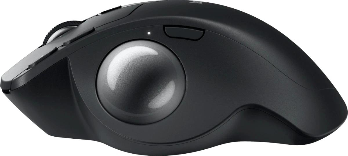 Трекбол Logitech Trackball MX Ergo S графитовый оптическая 2048dpi silent беспров. BT/Radio USB 8but (910-007261)