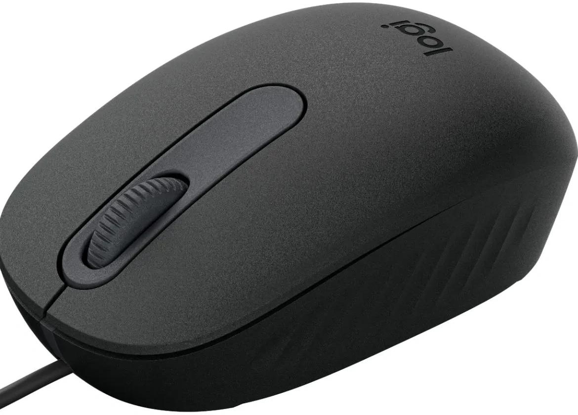 Мышь Logitech M86 черный оптическая 8000dpi USB для ноутбука 2but (910-007661)