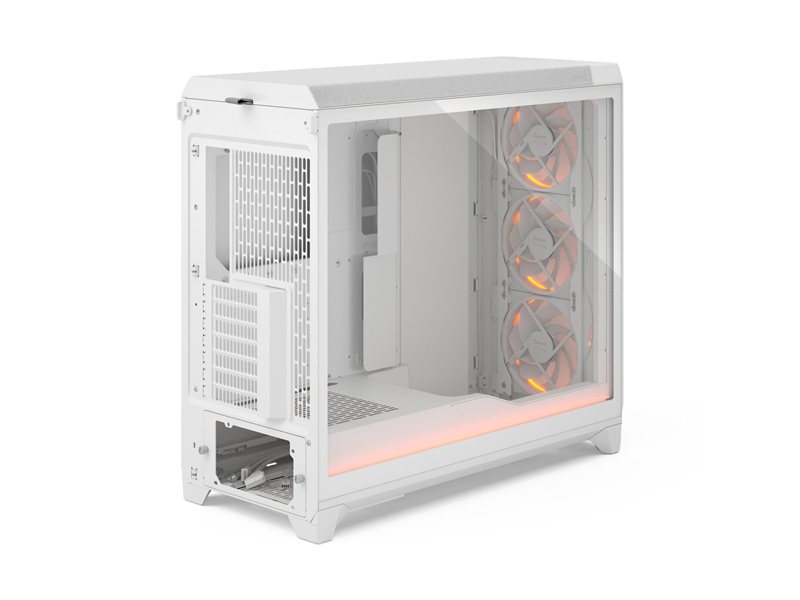 Корпус ПК без блока питания/ Case Fractal Design Meshify 3 XL Ambience Pro RGB TG Clear Tint, Full-Tower, 3x140mm ARGB, 2xUSB-A 3.2 + 1xUSB 3.2 Type-C SSI-EEB, SSI-CEB, E-ATX, ATX, mATX, mITX, White