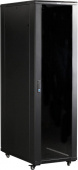 Шкаф серверный Lanmaster (TWT-CBB-47U-6X10-G1) напольный 47U 600x1000мм пер.дв.стекл 2 бок.пан. металл 800кг черный 926мм 2277мм IP20 металл
