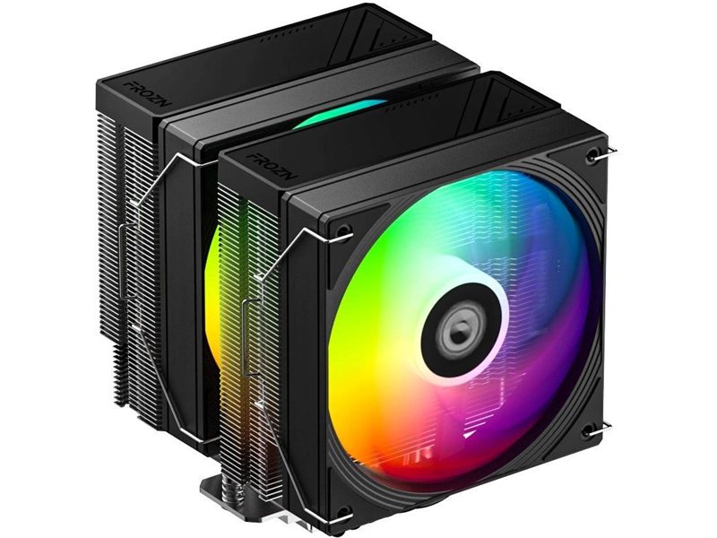 Устройство охлаждения(кулер) ID-Cooling Frozn A620 Pro Se ARGB Soc-AM5/AM4/1200/1700/1851 черный 4-pin 15-27.2dB Al+Cu 260W 1020gr Ret (FROZN A620 PRO SE ARGB)