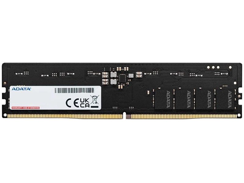 Память DDR5 16GB 5600MHz A-Data AD5U560016G-S RTL PC5-44800 CL46 DIMM UDIMM 288-pin 1.1В single rank Ret