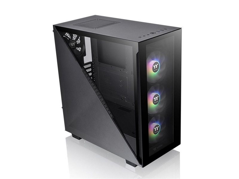 Корпус Thermaltake Divider 300 TG ARGB CA-1S2-00M1WN-01 Black/Win/SPCC/Tempered Glass*2/120mm Standard Fan*1/120mm CA-1S2-00M1WN-01 ARGB Fan*3 (527453)