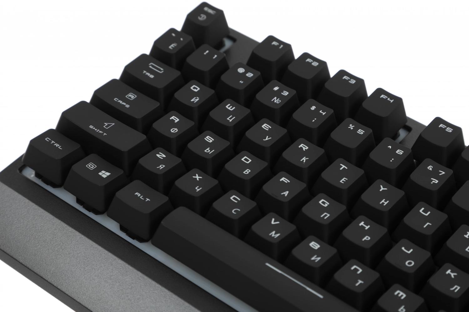Клавиатура MSI GK30 RU черный USB Multimedia for gamer LED (подставка для запястий) (S11-04RU236-CLA) кабель 1.8м