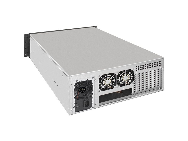 Exegate EX293259RUS Серверный корпус ExeGate Pro 4U650-010/4U4139L <RM 19", высота 4U, глубина 650, БП 800RADS, USB>