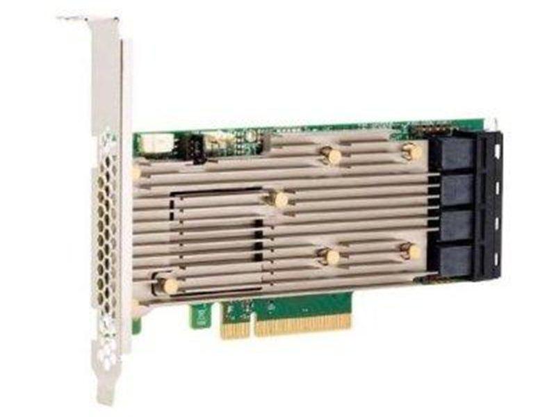 Контроллер/ MegaRAID SAS 9460-16i SGL (16-Port Int., 12Gb/s SAS/SATA/PCIe (NVMe), PCIe 3.1, 4GB DDR4)