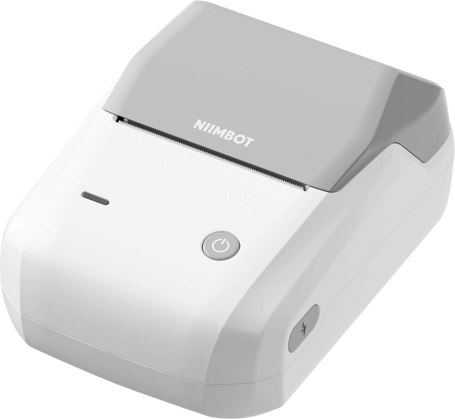 Термопринтер Niimbot B1 (1746887) 203dpi 50мм/с/USB/BT для печ.этик. серебристый