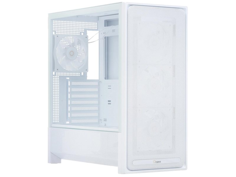 Case Ocypus Delta C70 WH ARGB  EATX / win / white / 4 ARGB fans / no PSU / Tempered Glass