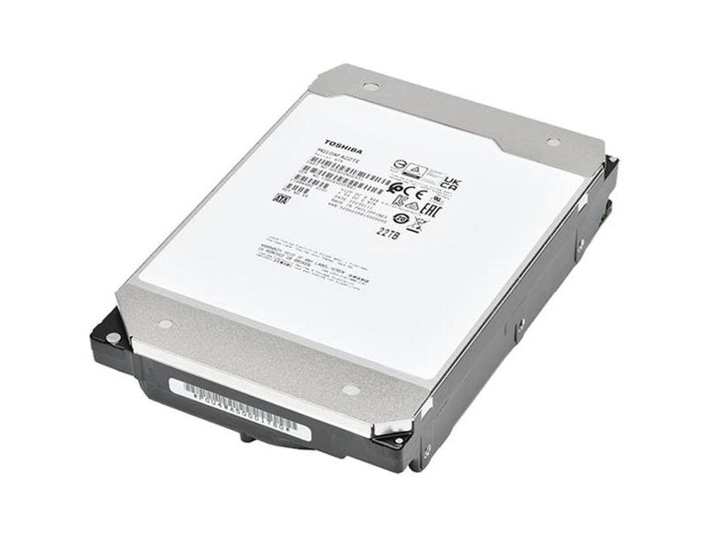 Жесткий диск Toshiba Enterprise HDD 3.5" SAS 22TB, 7200 rpm, 512MB buffer, 512e/4Kn, MG10SFA22TE, 1 year
