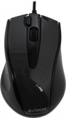 Мышь A4Tech V-Track Padless N-500FS черный оптическая 1200dpi silent USB 3but