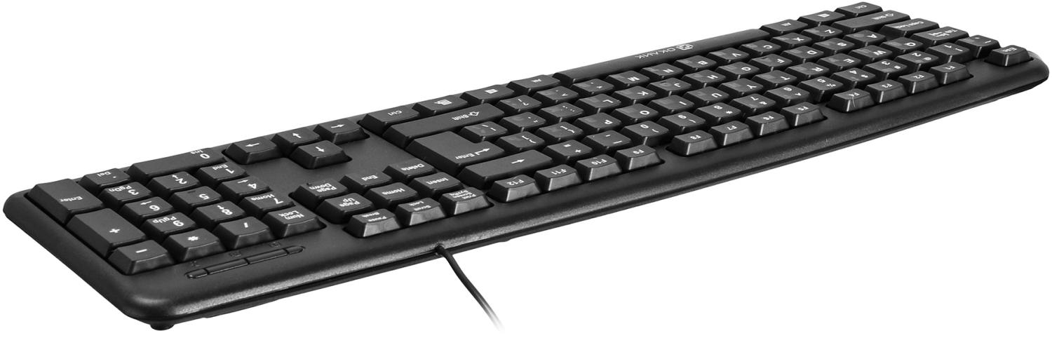 Клавиатура Оклик 90M черный USB (402127) кабель 1.35м