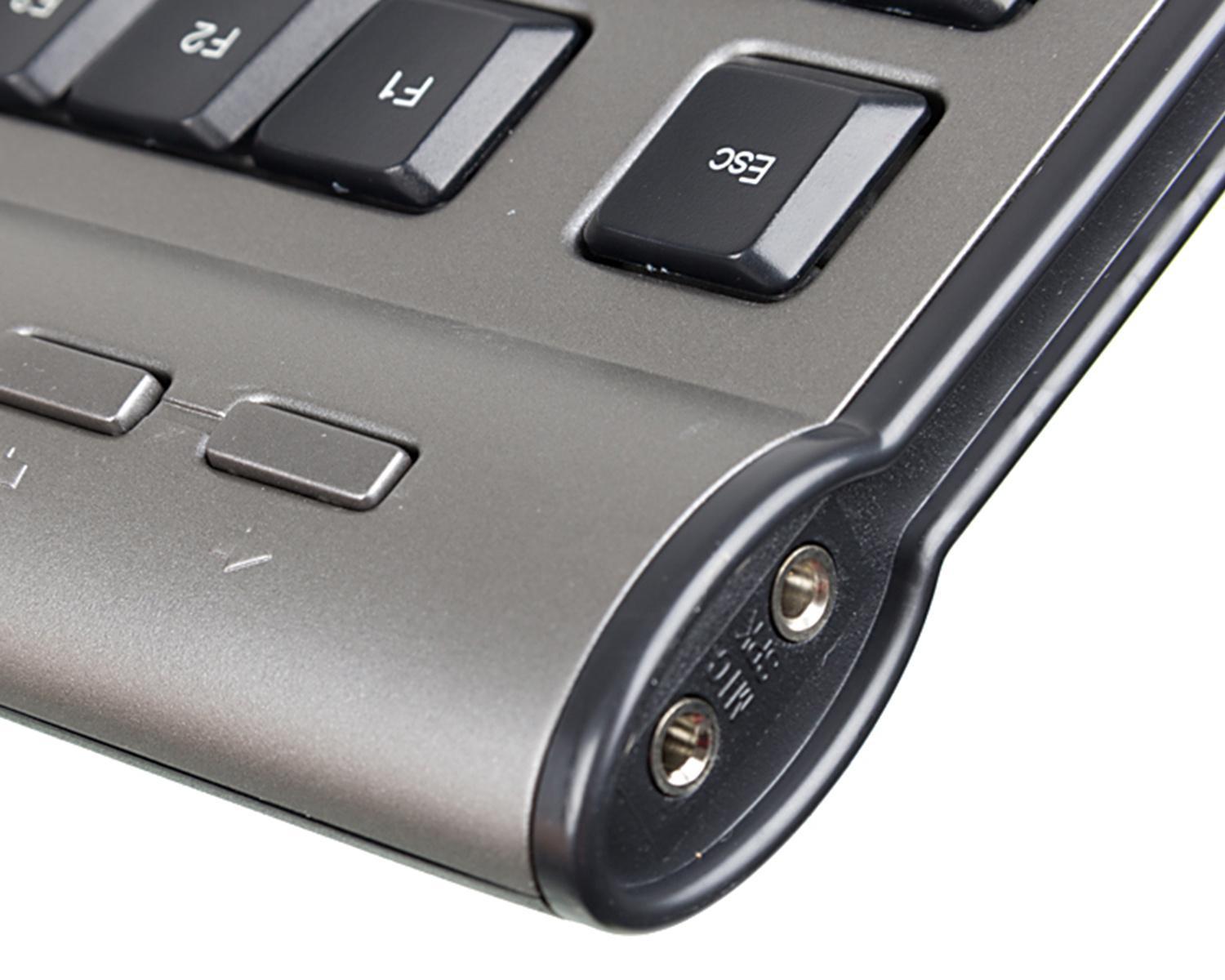 Клавиатура A4Tech KLS-7MUU серебристый/черный USB slim Multimedia (KLS-7MUU USB) кабель 1.5м