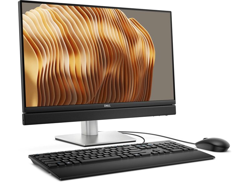 Моноблок Dell Pro 24 Plus QB24250 23.8" Full HD Core Ultra 7 265 (2.4) 32Gb SSD1Tb Graphics CR Windows 11 Pro GbitEth WiFi BT 240W клавиатура мышь Cam серебристый 1920x1080