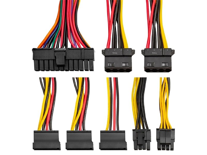 Exegate ES282068RUS Блок питания 550W ExeGate Special UNS550, ATX, 12cm fan, 24p+4p, 6/8p PCI-E, 3*SATA, 2*IDE, FDD