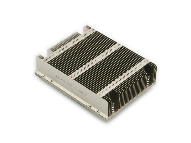 Пассивный кулер SuperMicro SNK-P0057 PS 1U Passive CPU HS 26-mm Height for Narrow ILM Mounting