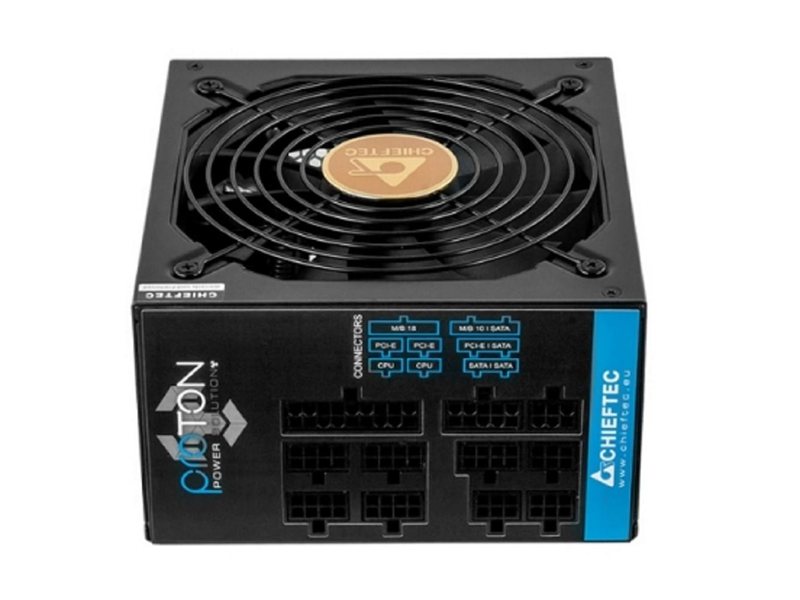 Блок питания Chieftec PSU BDF-1000С 1000W Proton ATX2.3, EPS12V 230V 14cm Fan 80+Bronze Active PFC, 20+4, 2*8(4+4)p, 6*8(6+2)p, 9xSATA, 3xMolex, FDD