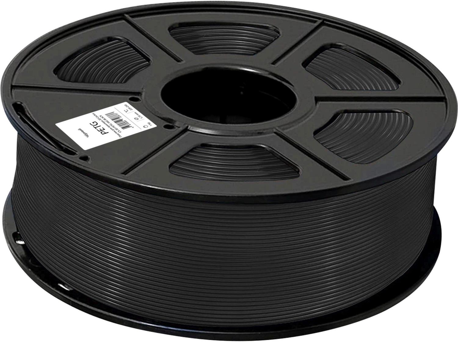 Пластик для принтера 3D Cactus CS-3D-PETG-1KG-BLACK PETG d1.75мм 1кг L316м 1цв.