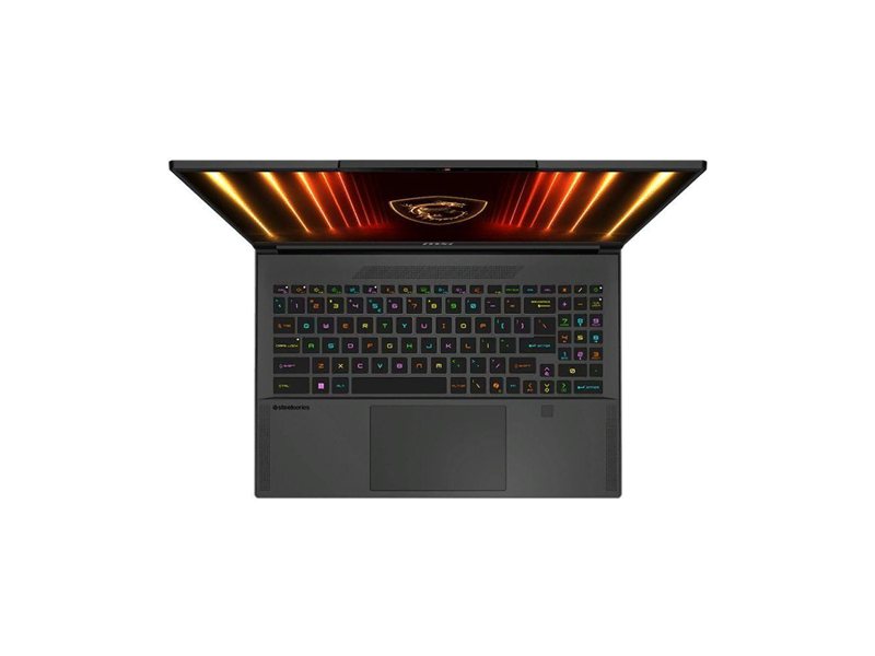 Ноутбук MSI Stealth 16 AI A2HWFG-086XRU Core Ultra 7 255H 32Gb SSD1Tb NVIDIA GeForce RTX 5060 8Gb 16" OLED QHD+ (2560x1600) FreeDOS black WiFi BT Cam (9S7-15F535-086)