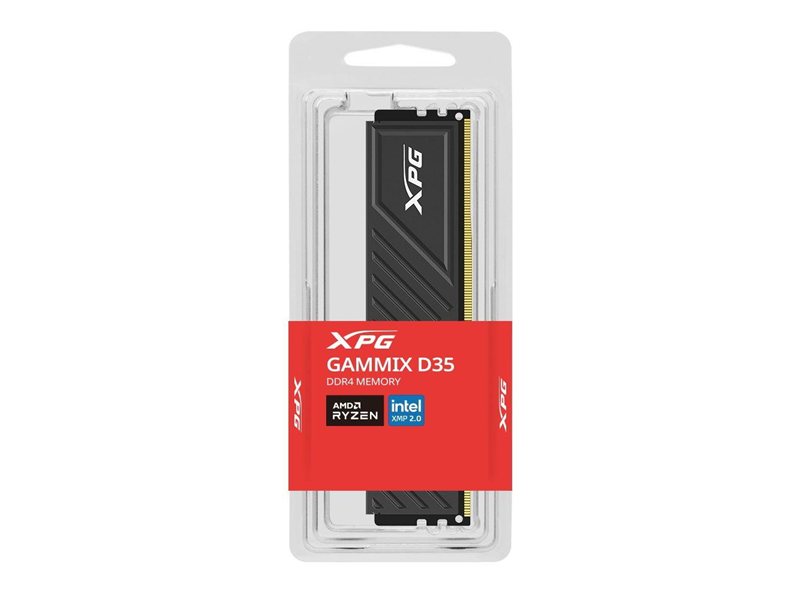 Модуль памяти ADATA XPG Gammix D35 RGB Gaming Memory X8 8GB DDR4 3600 U-DIMM CL 18-22-22, black