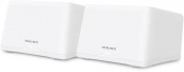 Бесшовный Mesh роутер Mercusys Halo H47BE (HALO H47BE(2-PACK)) BE9300 10/100/1000BASE-TX белый (упак.:2шт)