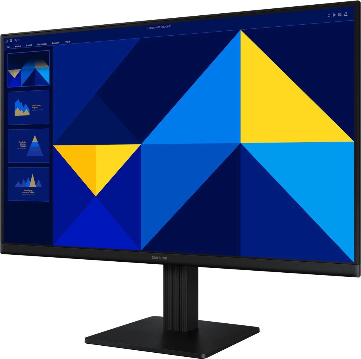 Монитор Samsung 24" Essential S3 S24D300GAIXCI черный IPS LED 16:9 HDMI матовая 250cd 178гр/178гр 1920x1080 100Hz VGA FHD 2.4кг