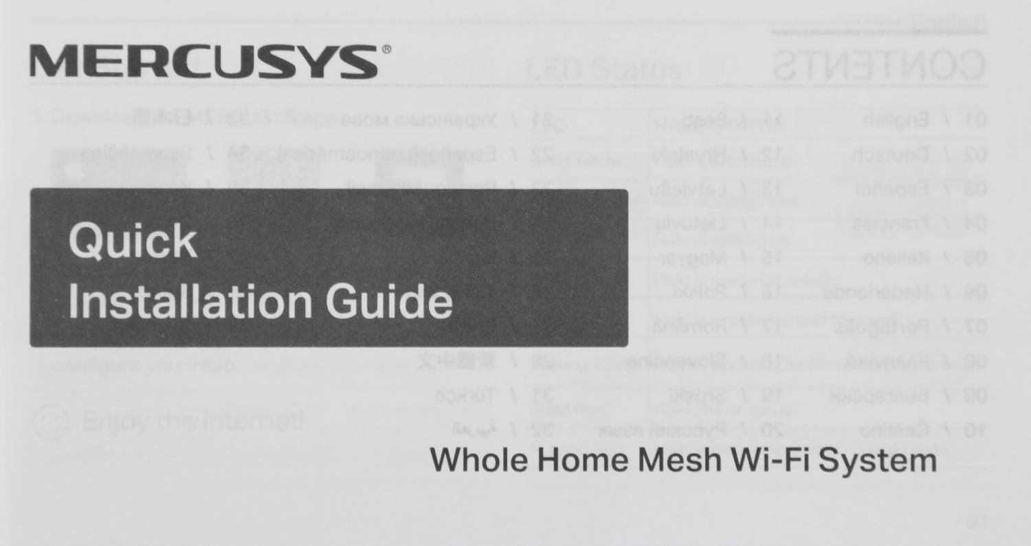 Бесшовный Mesh роутер Mercusys Halo H50G (HALO H50G(2-PACK)) AC1900 10/100/1000BASE-TX белый (упак.:2шт)