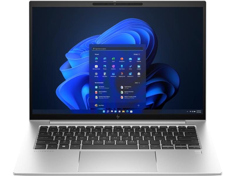 Ноутбук HP EliteBook 840 G10 Intel Core i7-1355U,14" WUXGA (1920x1200) IPS AG,16Gb DDR5-5200MHz(1),512Gb SSD NVMe,Al Case,51Wh,FPS,ENG/RU Kbd Backlit,1.36kg,Silver,2y,Win11Pro