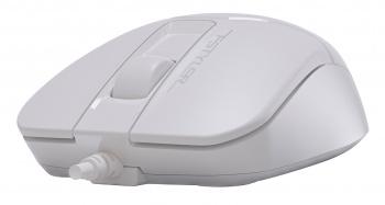 Мышь A4Tech Fstyler FM12S белый оптическая 1200dpi silent USB 3but (FM12S WHITE)