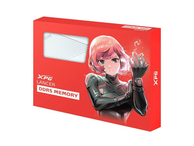 Модуль памяти ADATA 32GB DDR5 6000 DIMM XPG Lancer 2*16, 1.35V, CL30-40-40, On-Die ECC, Power Management IC, white