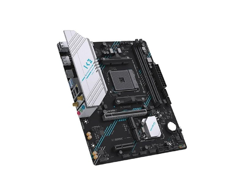 MAXSUN MS-B550M GAMING WIFI (Socket AM4, mATX, 2*DDR4, VGA/HDMI, 2*SATA3, 2*M.2, 1*PCIEx16/1*PCIEx4, 4*USB 2.0, 2*USB 3.2 Gen1, Wi-Fi 5, LAN 1*1G, RTL)