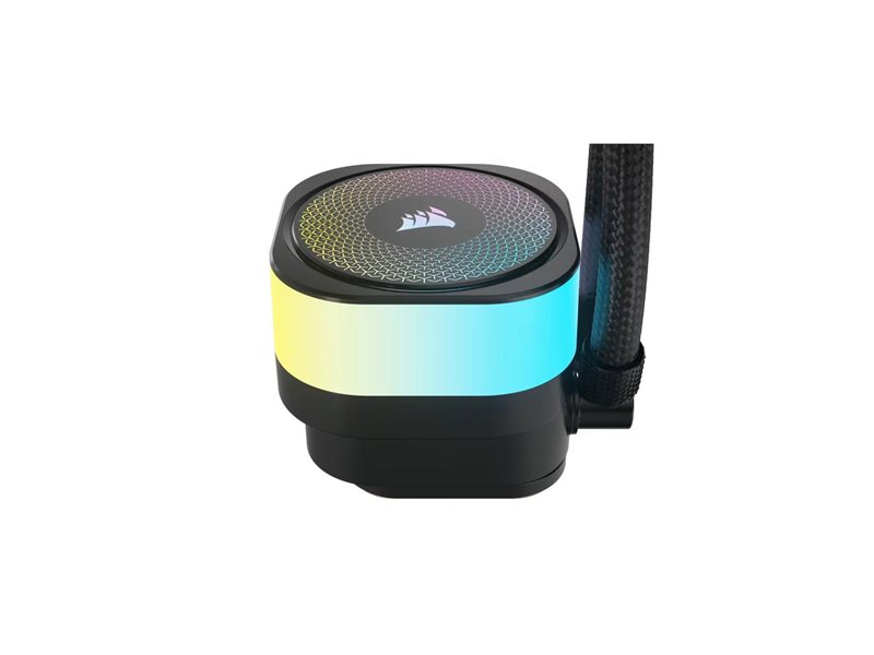 Система жидкостного охлаждения/ Water Cooling System Corsair iCUE LINK TITAN 240 RX RGB (240mm, Black, RGB/ Fans: 2x120mm, 73.5CFM, 36dBA, 2100RPM/ S: 1851, 1700, AM5, AM4)