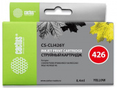 Картридж струйный Cactus CS-CLI426Y CLI-426Y желтый (9мл) для Canon Pixma MG5140/5240/6140/8140/MX884 с чипом